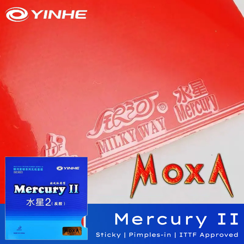 Table Tennis Backhand - YINHE Mercury 2 Table Tennis Rubber