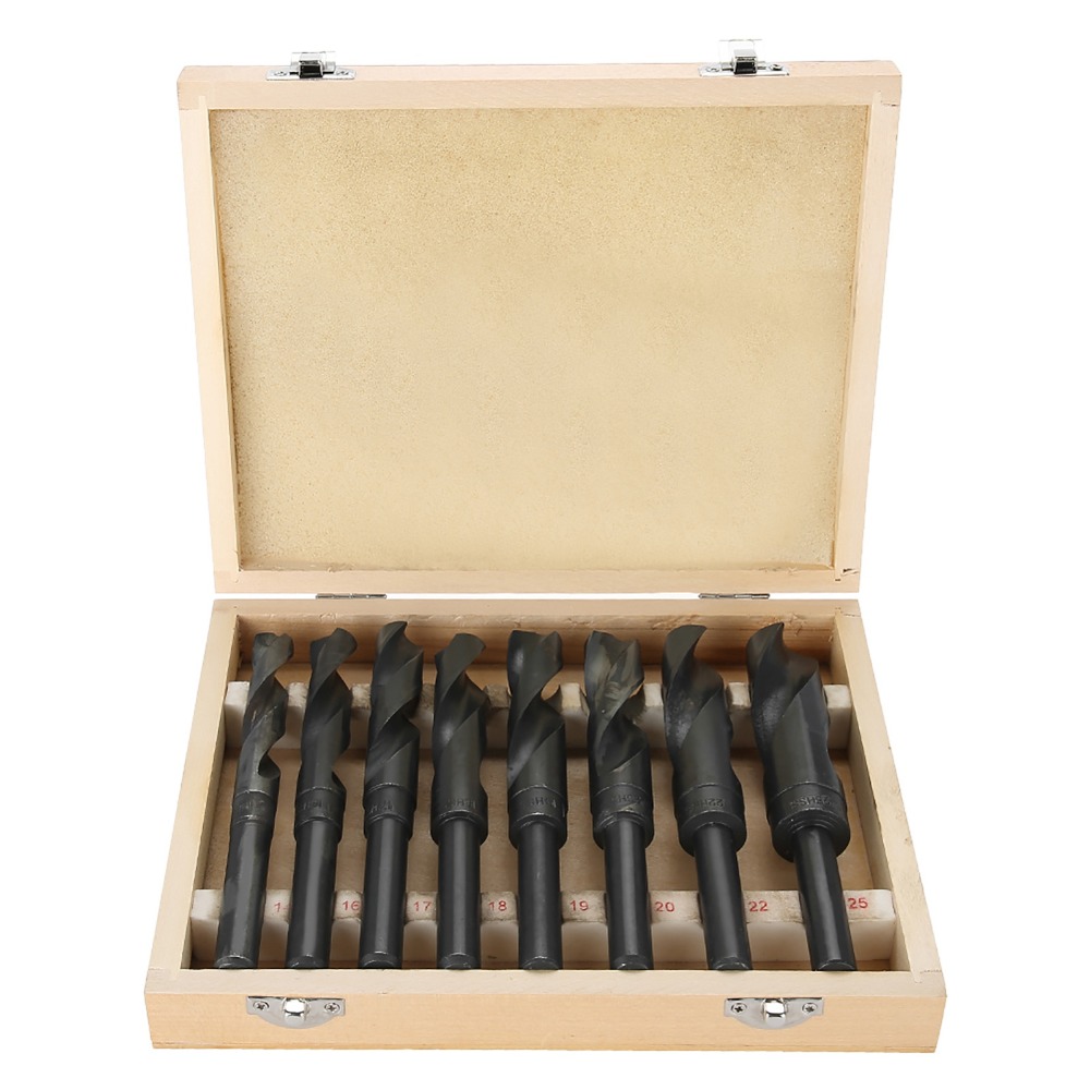 Table Tennis Zone - 8pcs Durable 14-25mm HSS Drill Bits