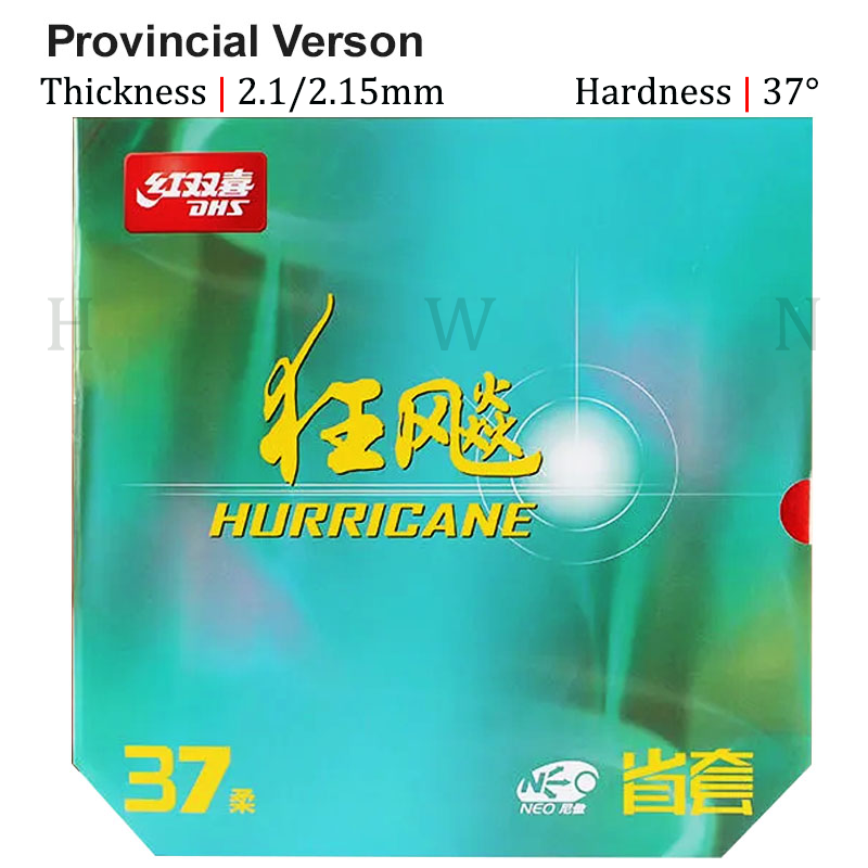 Genuine DHS Hurricane 3 NEO Pr - Table Tennis Backhand recension och pris