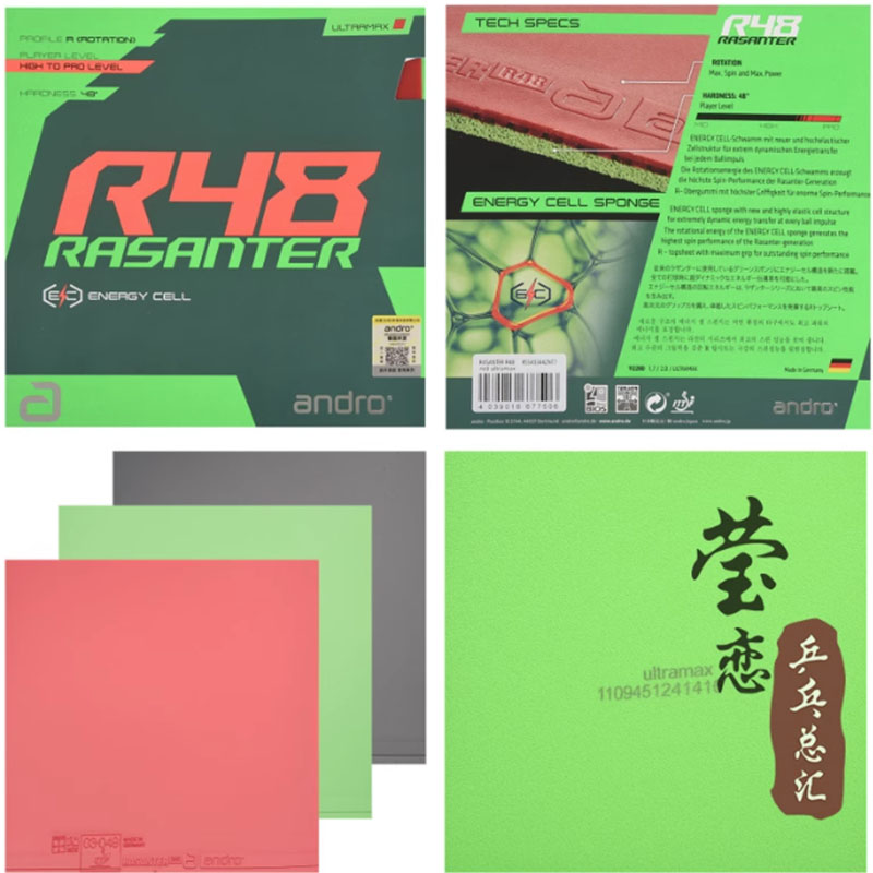 Andro Rasanter R45 47 50 C45 4 - Table Tennis Racket recension och pris
