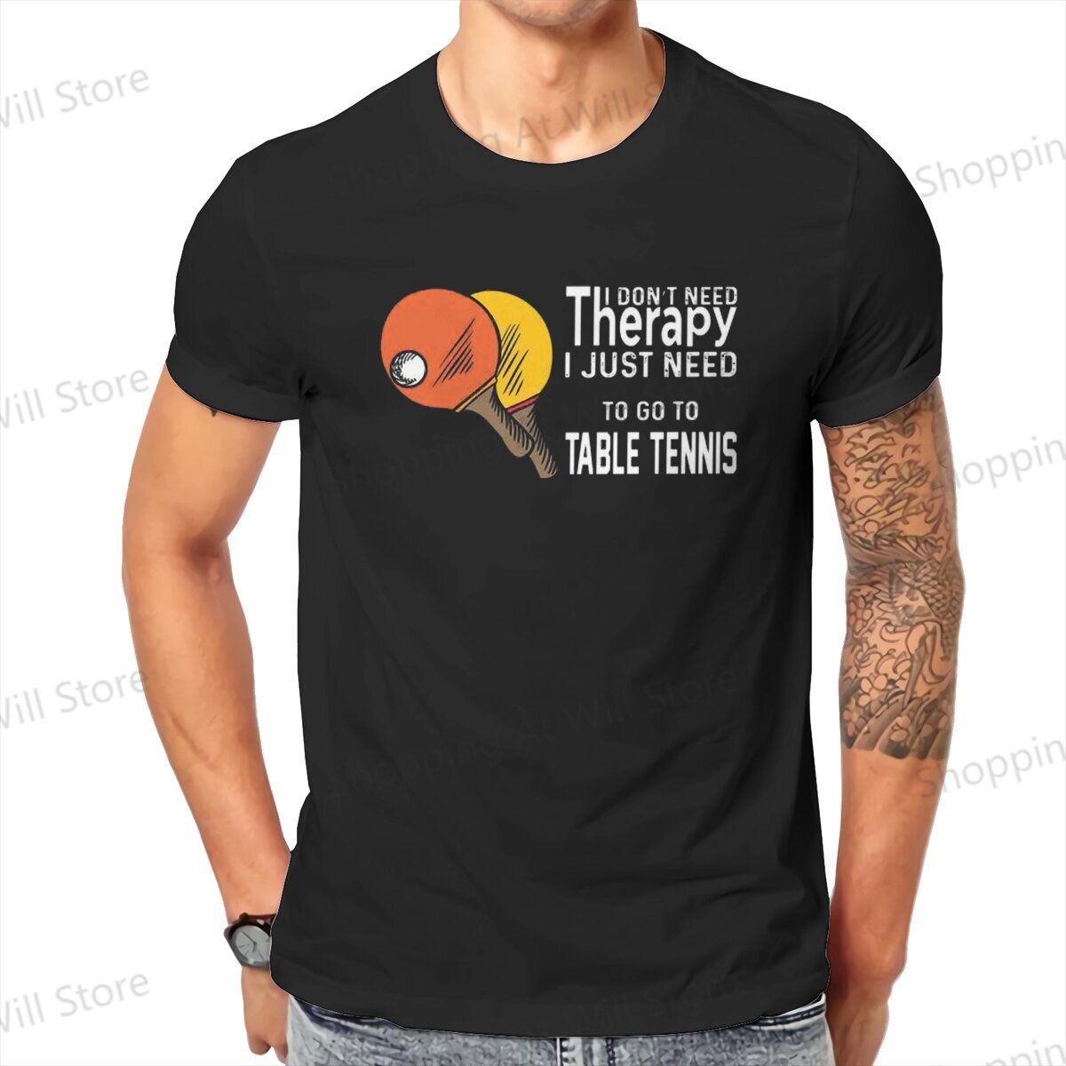 Tops 100% Cotton Leisure Sport - Xu Xin Table Tennis recension och pris